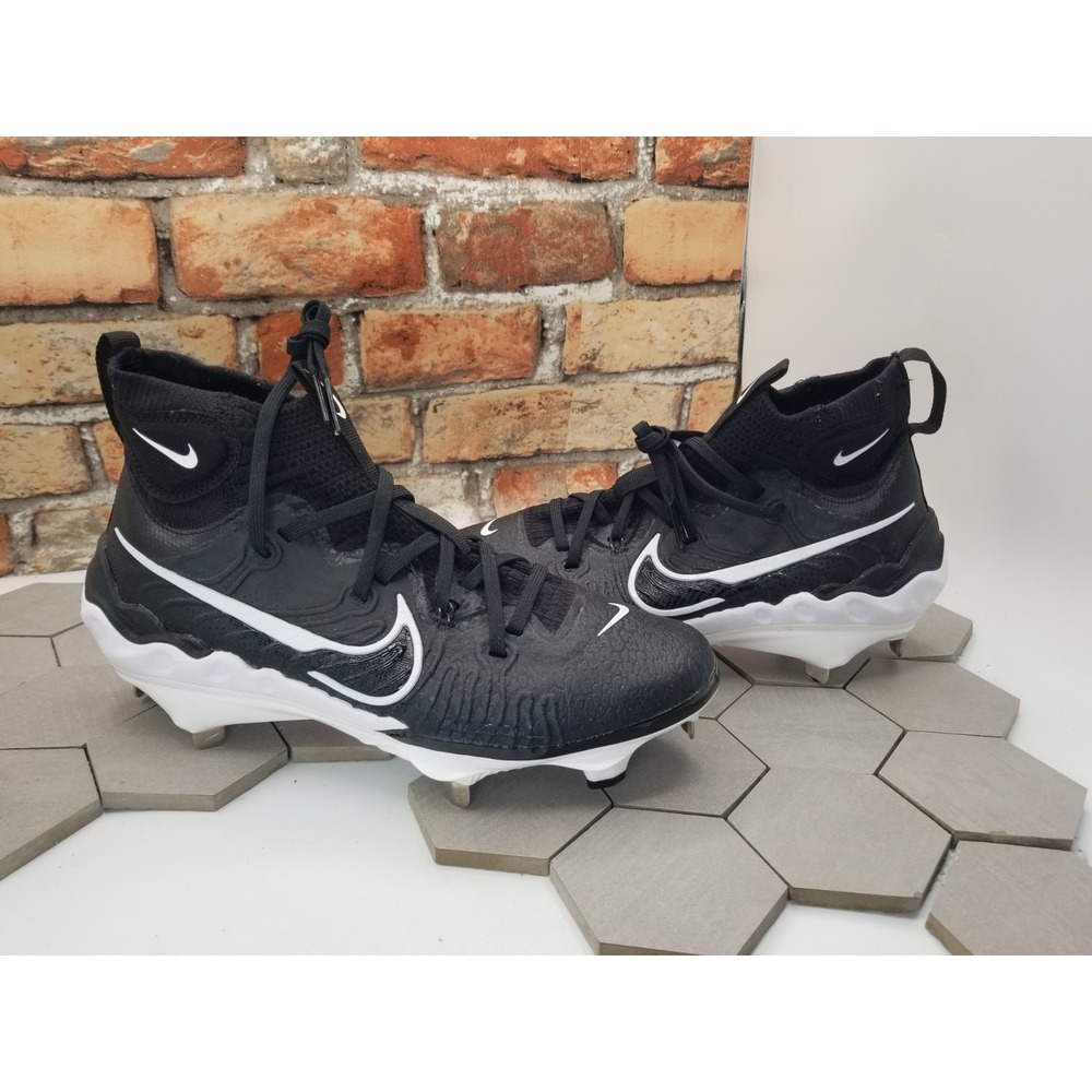 NEW Nike Alpha Huarache NXT Mens Metal Baseball Cleats Black Size 7 DJ6517-001